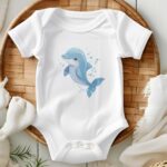 Body bebe personalizado Sea Life_delfin
