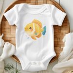 Body bebe personalizado Sea Life_pez
