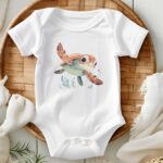 Body bebe personalizado Sea Life_tortuga