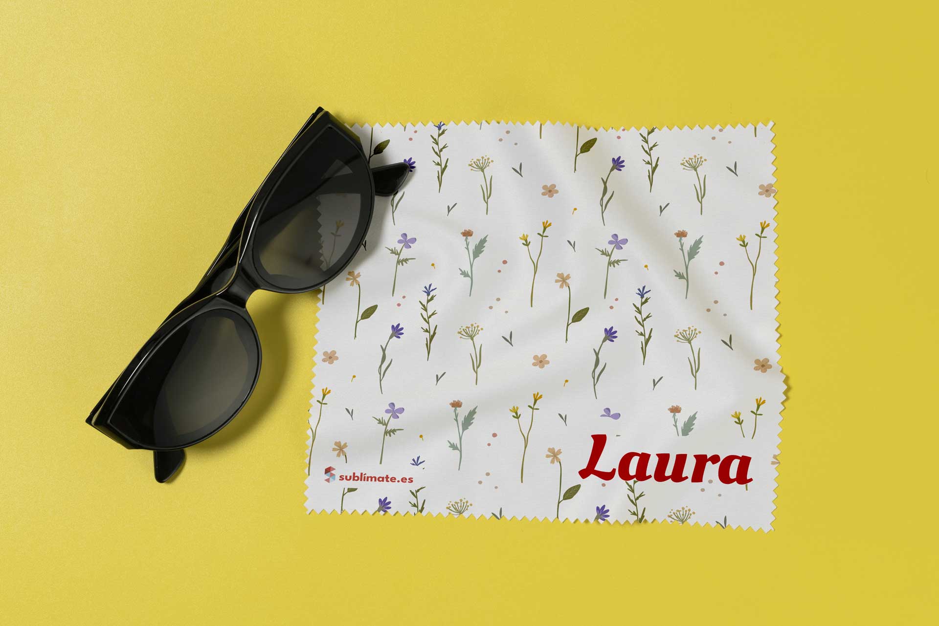 Gamuza limpia gafas personalizada con tu diseño 2