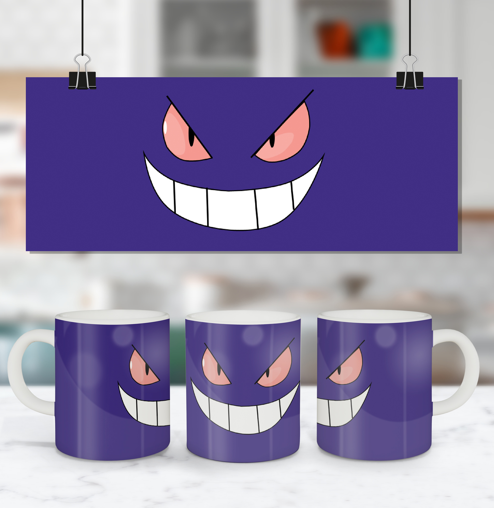 Taza Picachu gengar