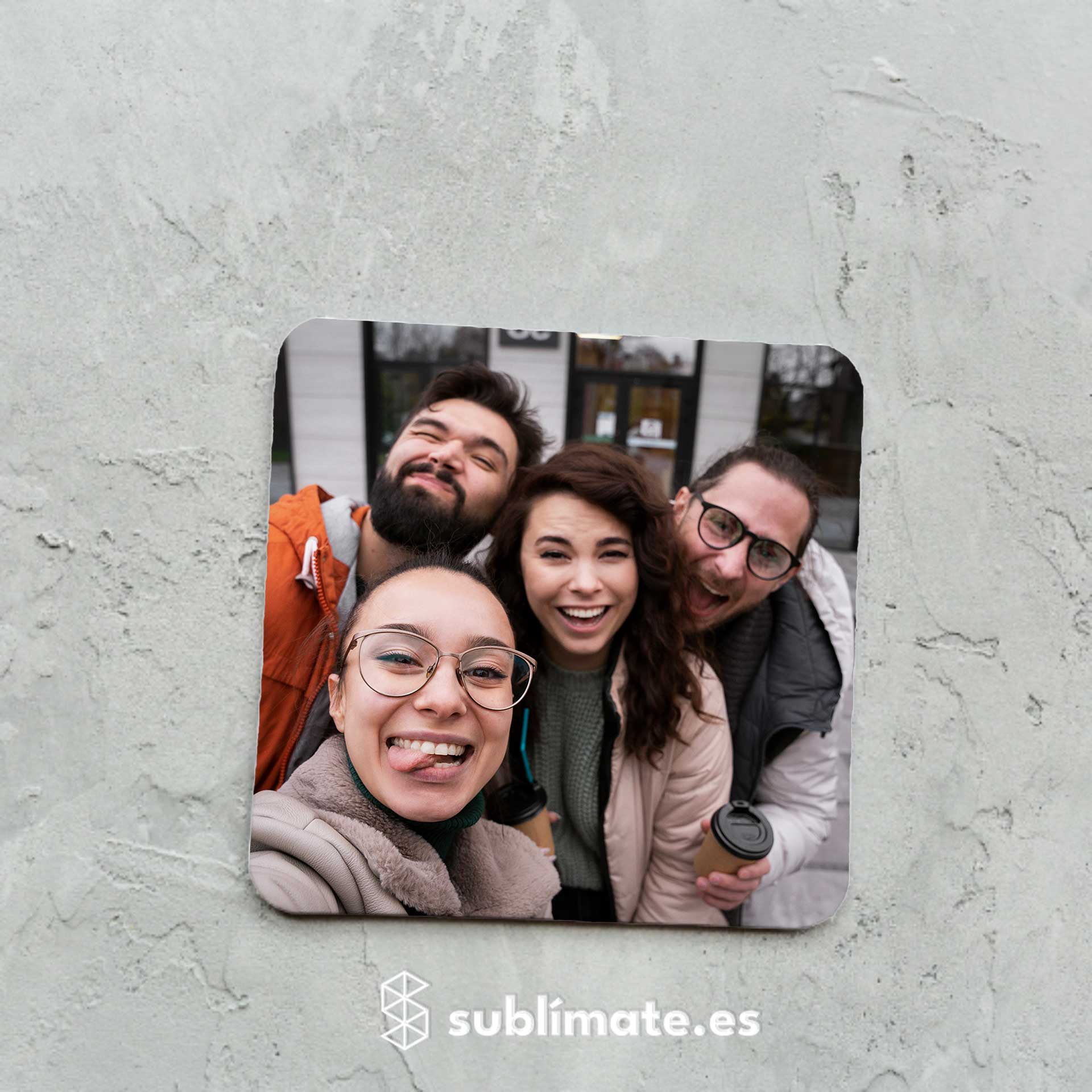 Posavasos Personalizados con Foto de amigos