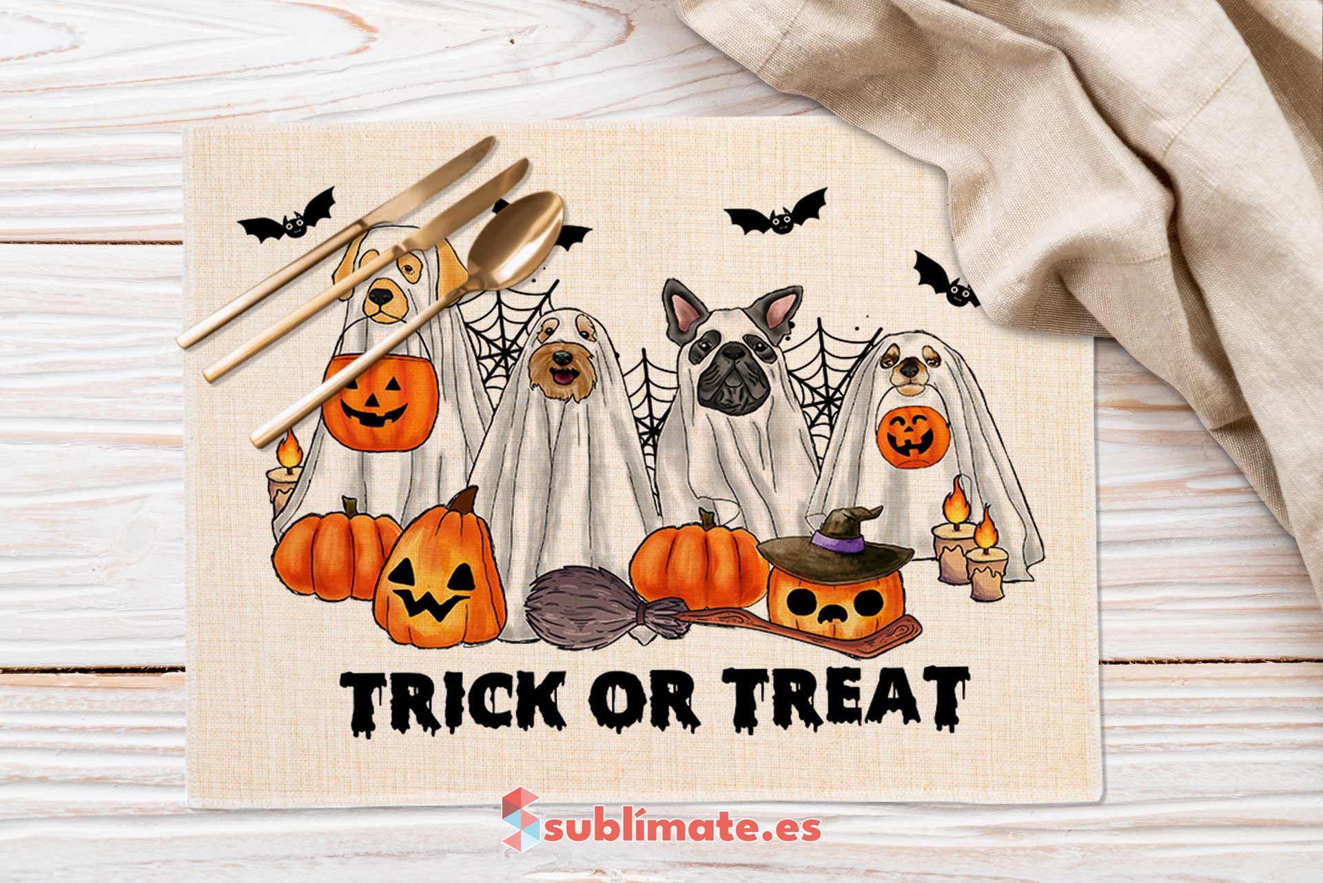 Salvamantel Halloween Trick or Treat