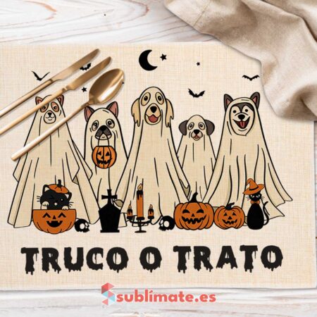 Salvamantel Halloween Truco o Trato