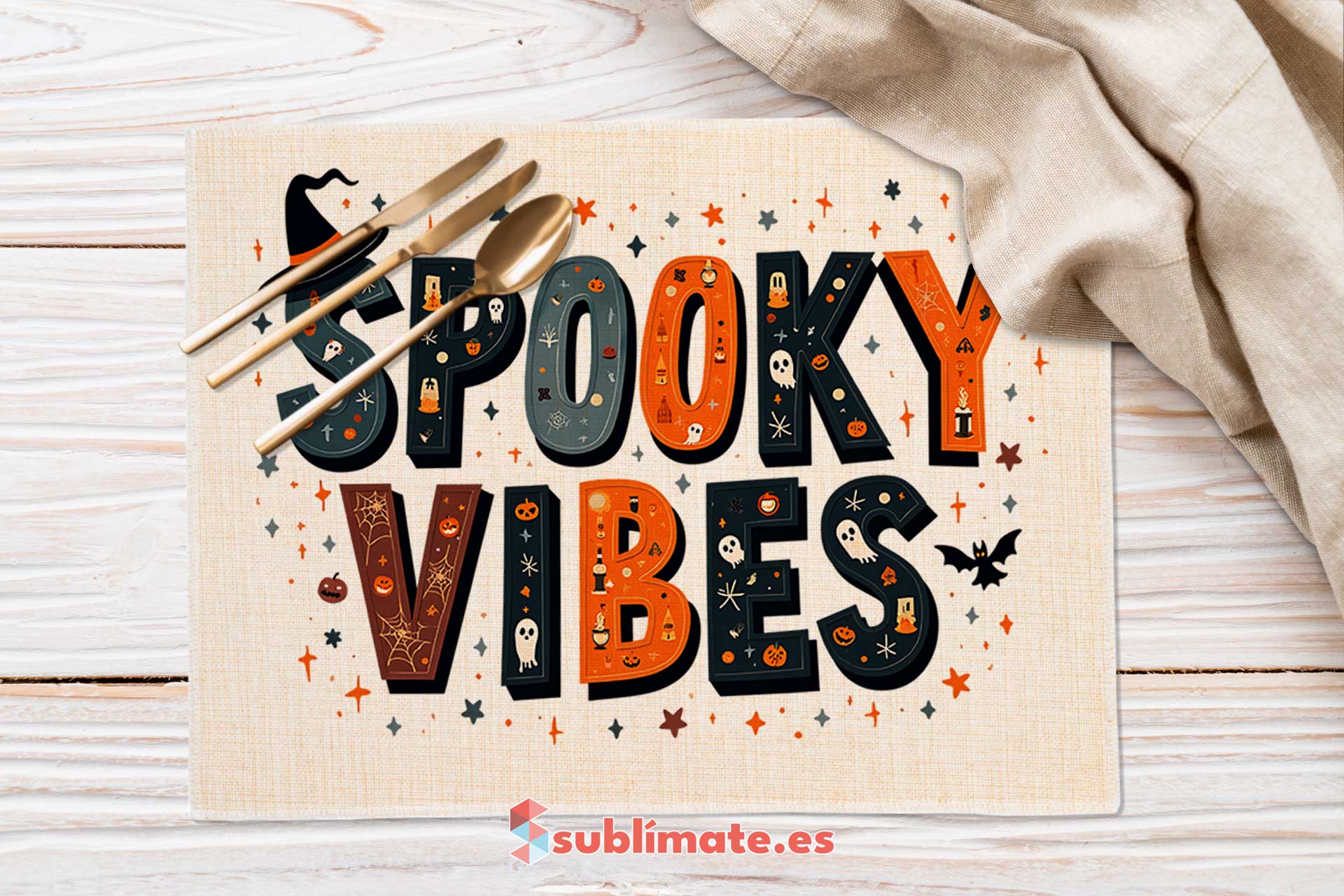 Salvamantel Halloween Spooky Vibes