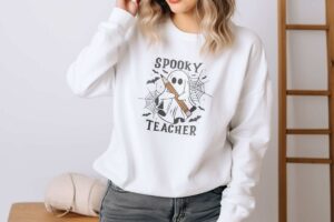 Sudaderas personalizadas Spooky teacher