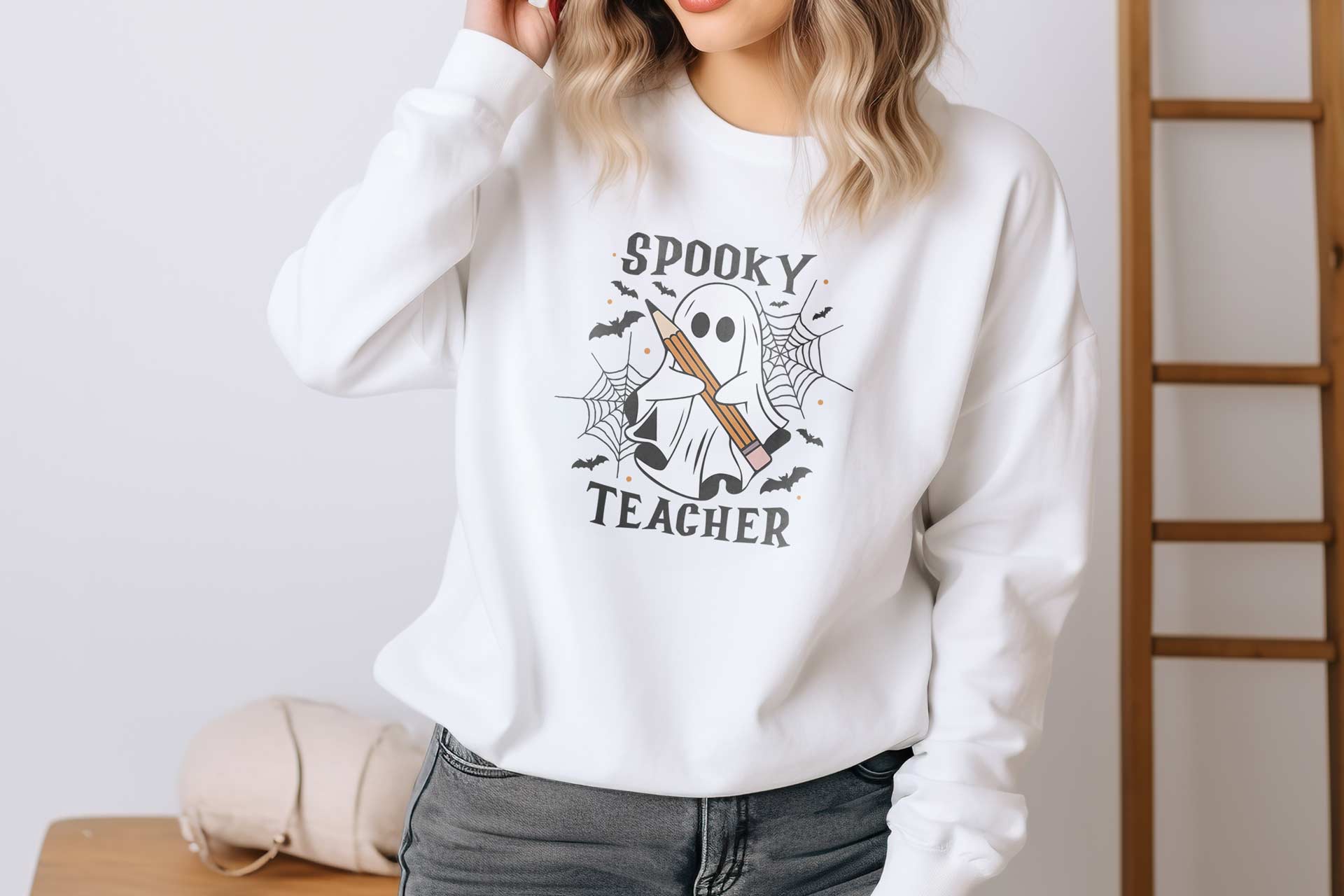 Sudaderas personalizadas Spooky teacher