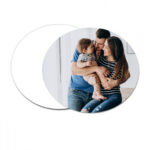 Alfombrilla de ratón circular personalizada con foto