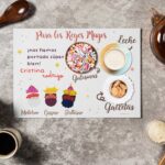 Salvamanteles de corcho de Reyes Magos Personalizado con nombres 2