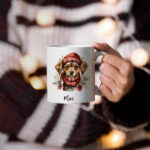 Taza Personalizada con perros navideños y nombre_max