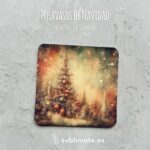 Posavasos Navidad Vintage cuadrados_1