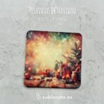 Posavasos Navidad Vintage cuadrados_4