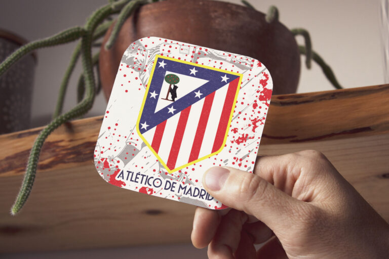 Posavasos del Atlético de Madrid personalizados