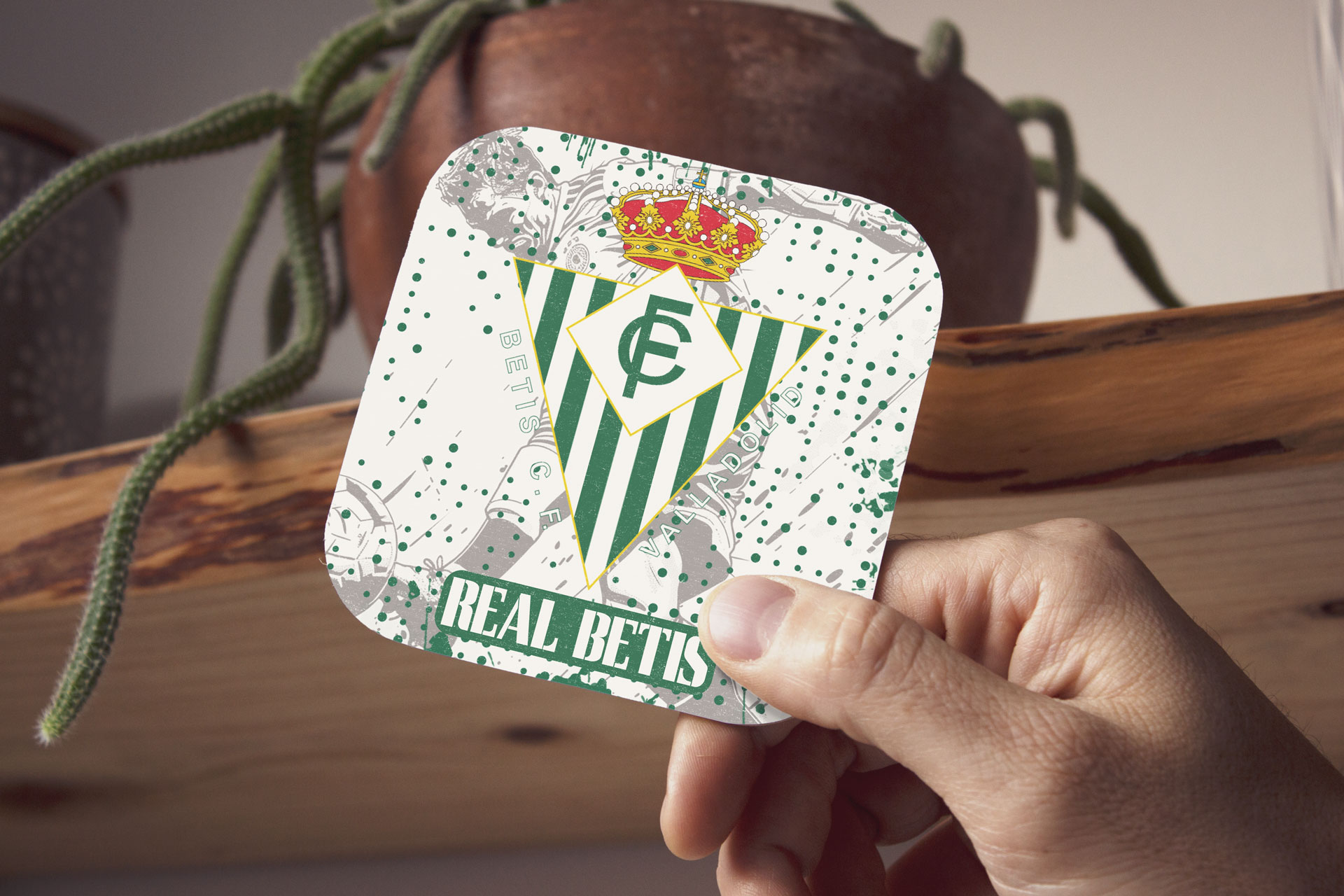 Posavasos del Real Betis personalizados