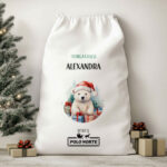 Saco de Regalos Navidad personalizados_Oso polar