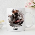 Taza con Foto de Perro_Buldog Francés