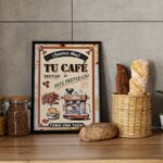 Cartel Tu Café personalizable