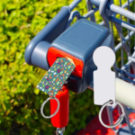 llavero para carrito de compras personalizable