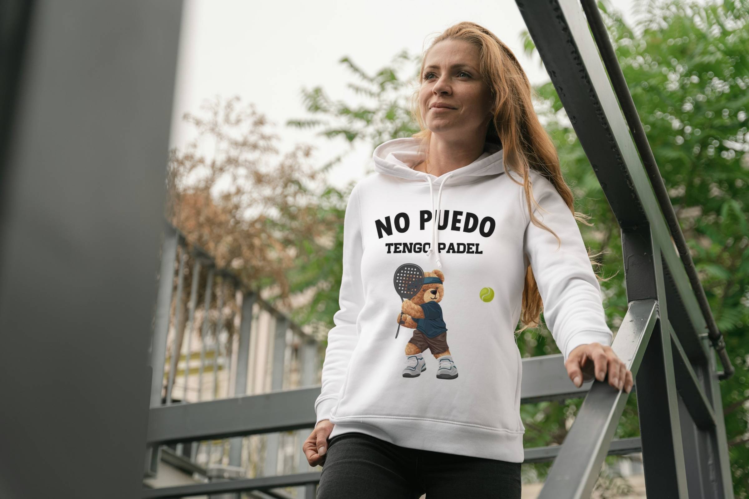 Sudaderas No Puedo Tengo Pádel Diseño Oso 2