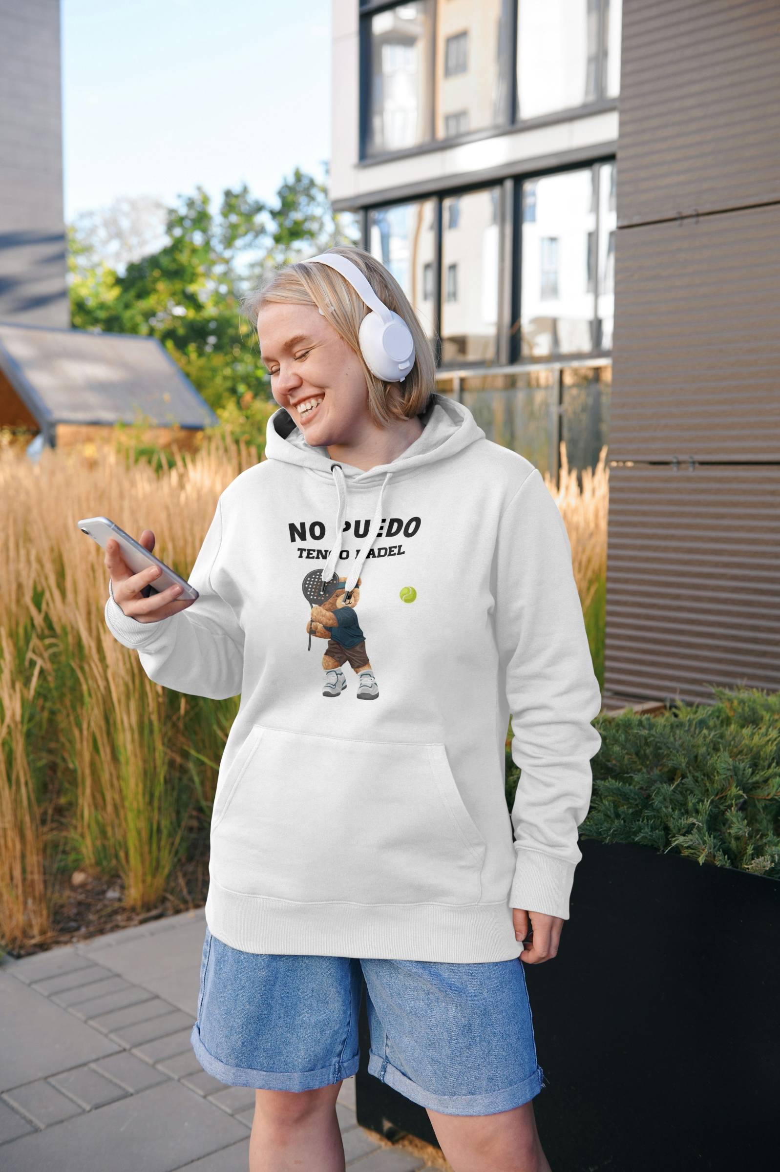 Sudaderas No Puedo Tengo Pádel Diseño Oso