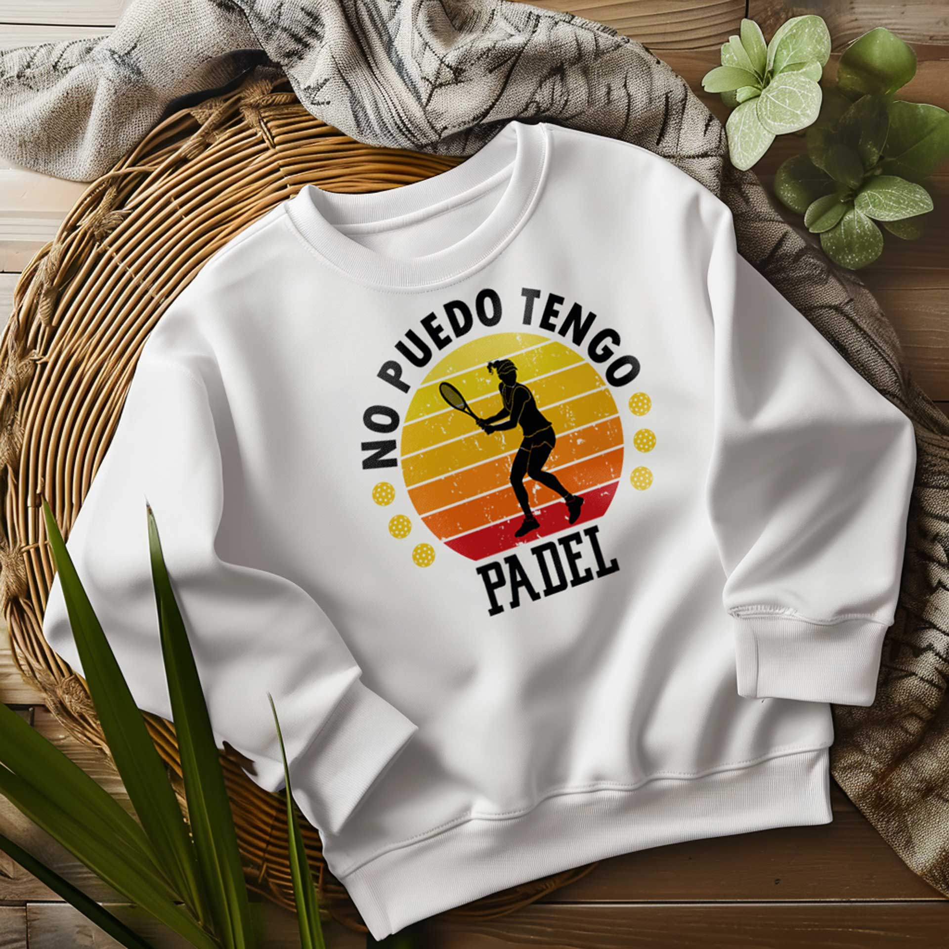 Sudaderas Unisex No Puedo Tengo Pádel Mujer