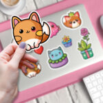 Pegatinas divertidas estilo kawaii | Stickers Cute Animals