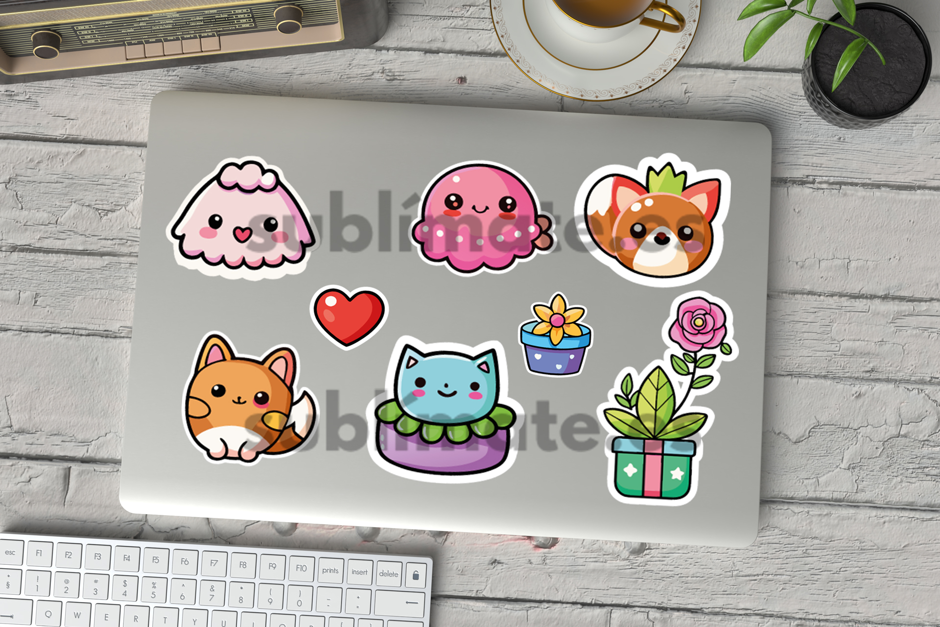 Pegatinas divertidas estilo kawaii | Stickers Cute Animals