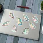Pegatinas divertidas de Unicornios - Stickers Cute Unicorn
