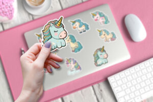 Pegatinas divertidas de Unicornios - Stickers Cute Unicorn
