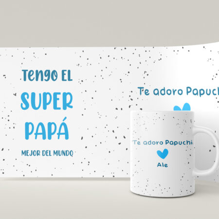 Taza Personalizada Super Papá