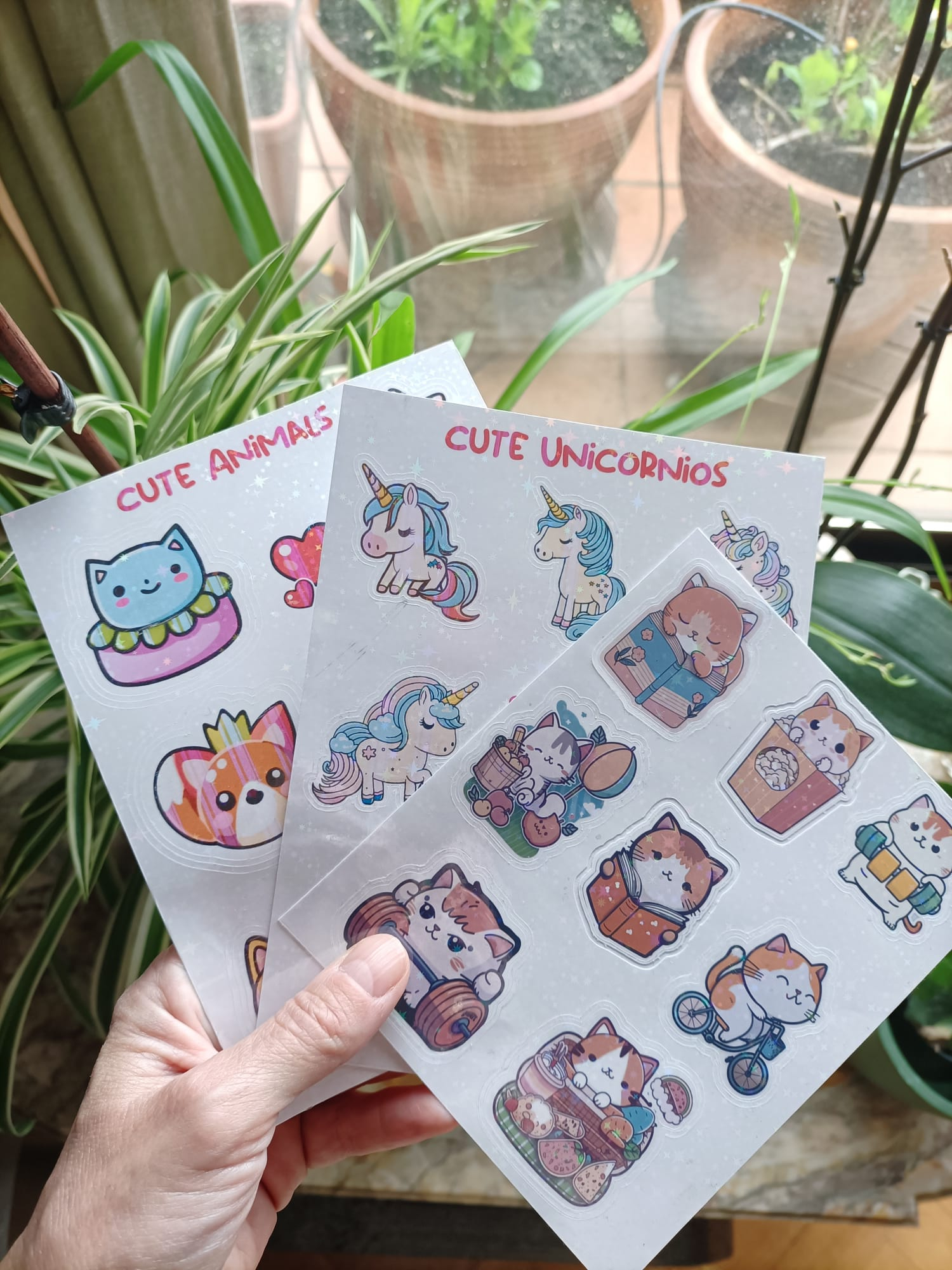 Pegatinas divertidas de Unicornios - Stickers Cute Unicorn