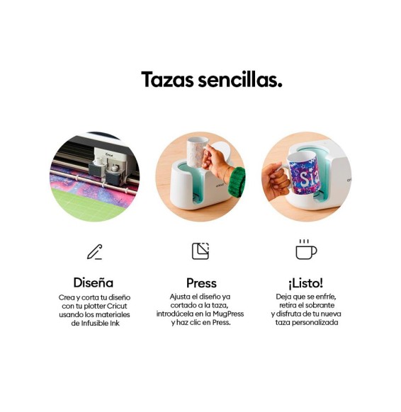 Cricut Mug Press plancha de tazas