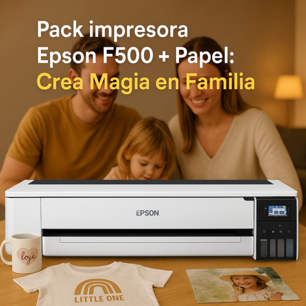 Pack impresora Epson F500 + Papel sublimación