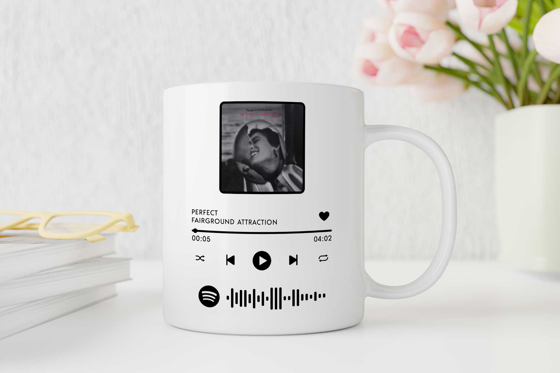 Taza personalizada con tu canción favorita de Spotify_Perfect