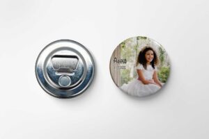 chapas personalizadas primera comunión con foto