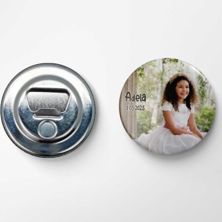chapas personalizadas primera comunión con foto