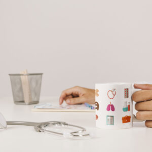 Taza personalizad enfermeras y medicos