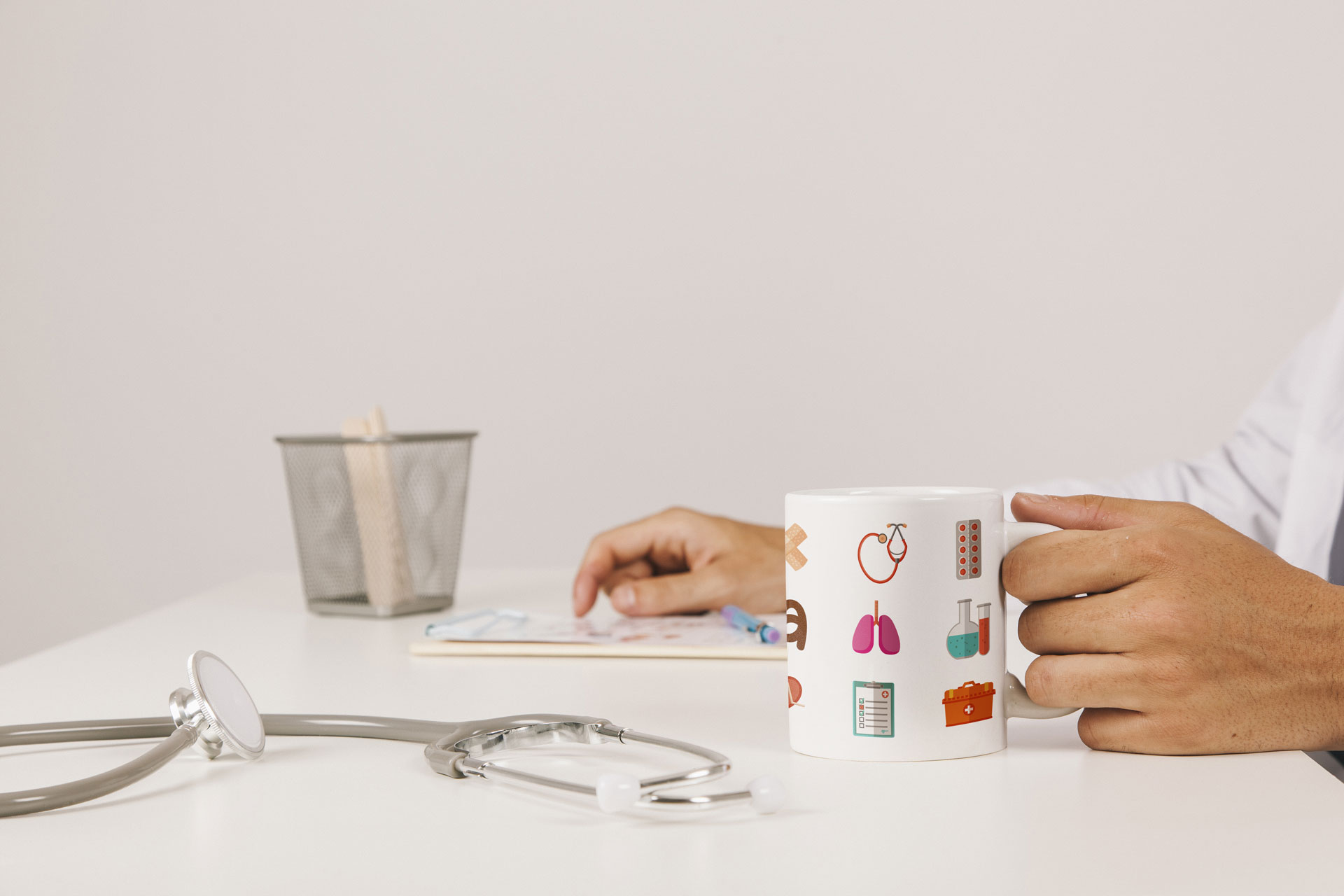 Taza personalizad enfermeras y medicos