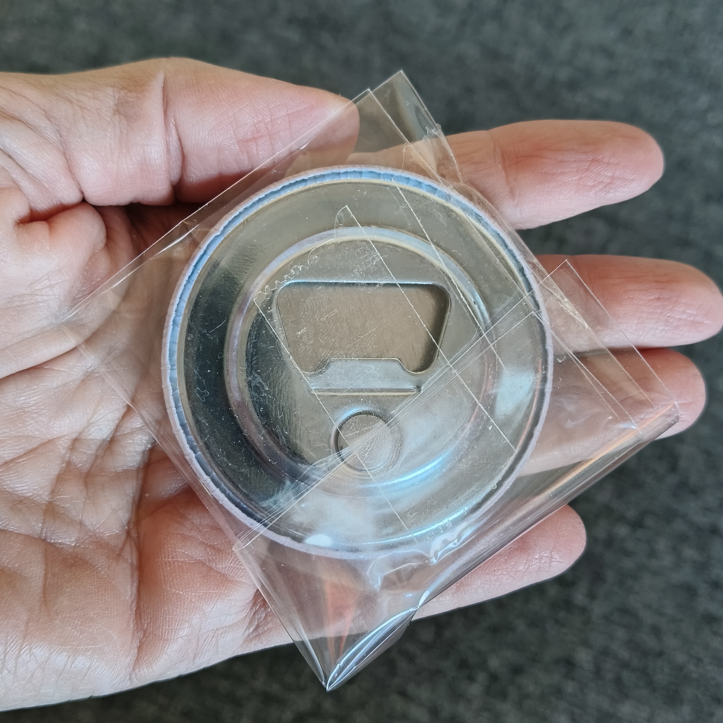 Chapa iman nevera con inicial 2