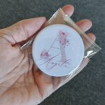 Chapa iman nevera con inicial