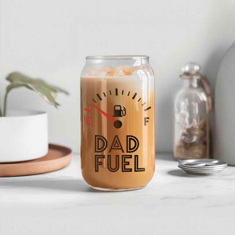 vaso vidrio Dad Fuel