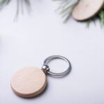 llaveros de madera redondos personalizados