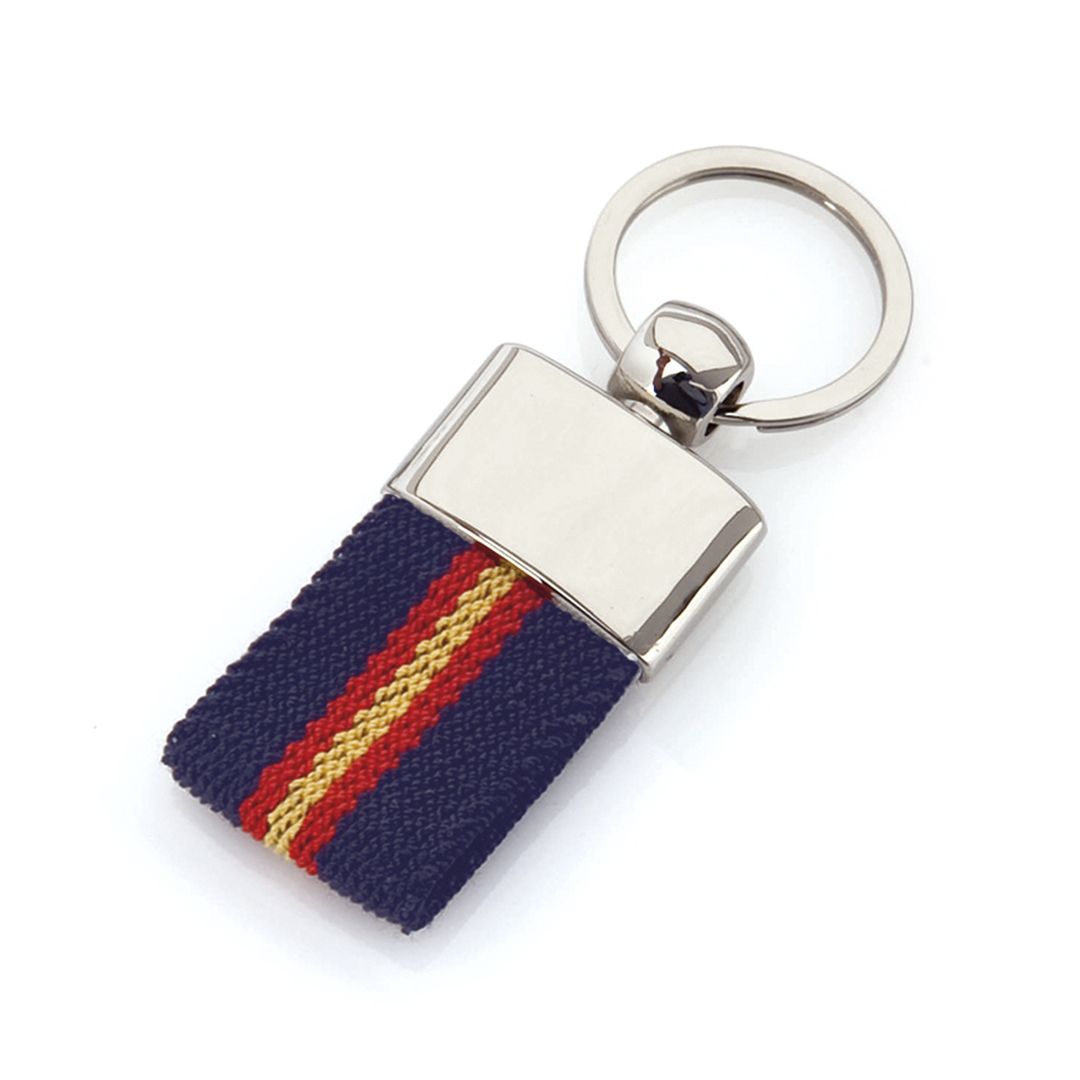 llavero bandera España negro