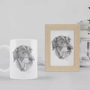 Pack Taza personalizada con el Dibujo de tu Mascota a Lápiz