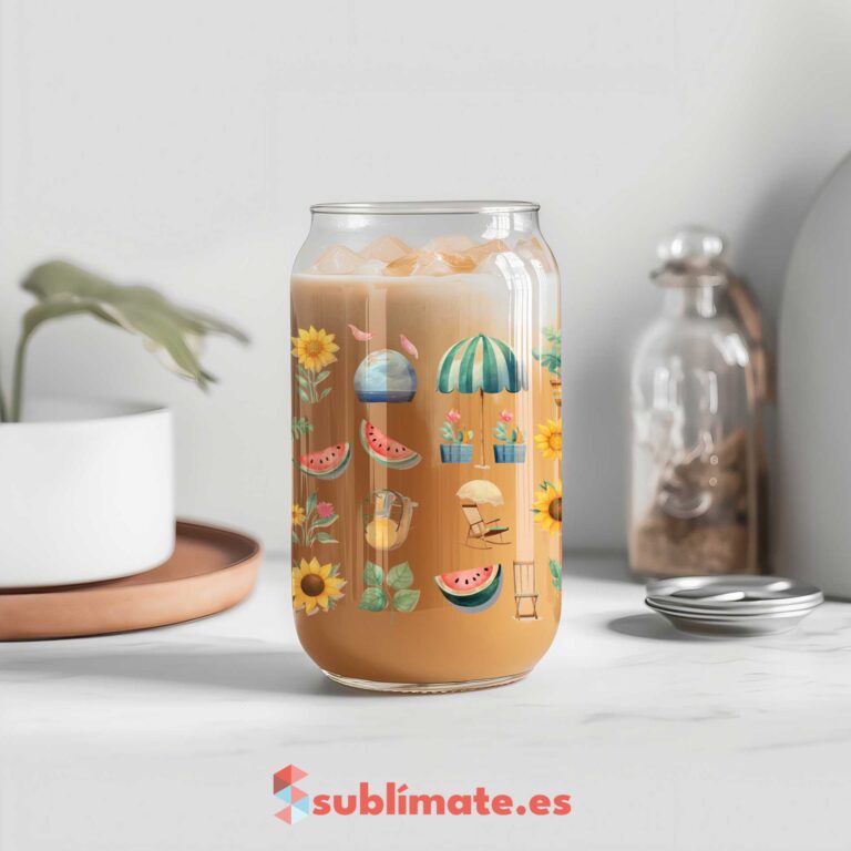 vaso vidrio Playa
