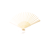 abanico de bambú natural