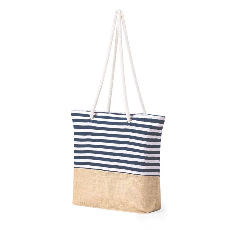 Bolsa de yute y algodón personalizada