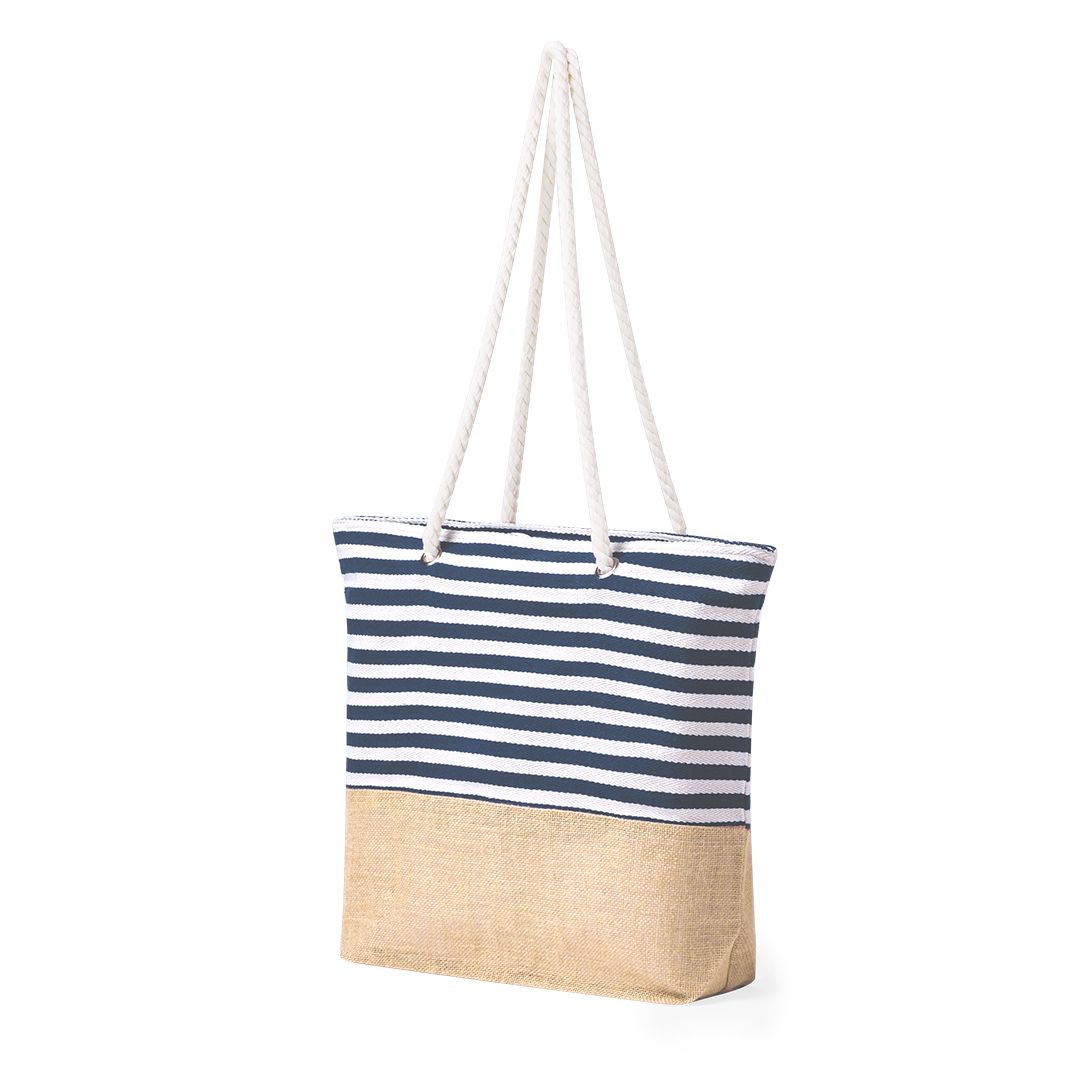 Bolsa de yute y algodón personalizada