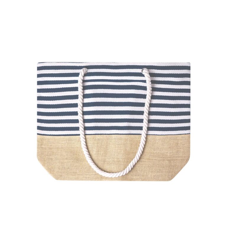 Bolsa de yute y algodón personalizada