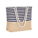 Bolsa de yute y algodón personalizada